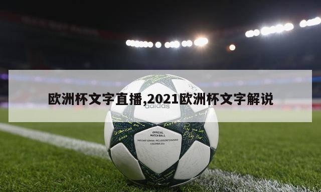 欧洲杯文字直播,2021欧洲杯文字解说